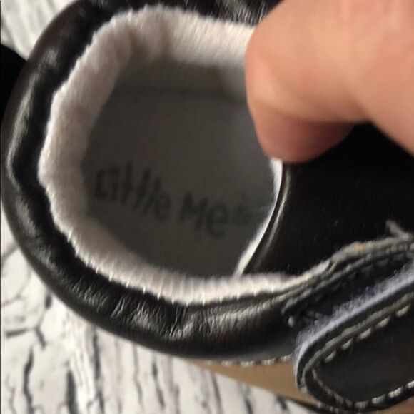 🍭*6/$30* Little me Velcro two tone soft sneaker 3 - Picture 2 of 5